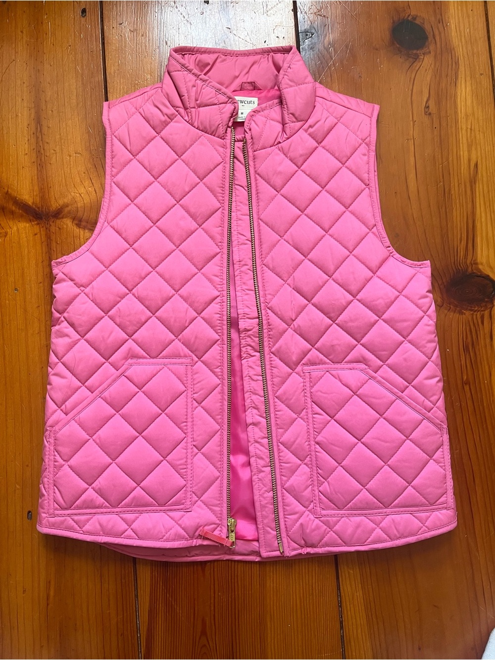 Crewcuts Pink Quilted Kids Vest